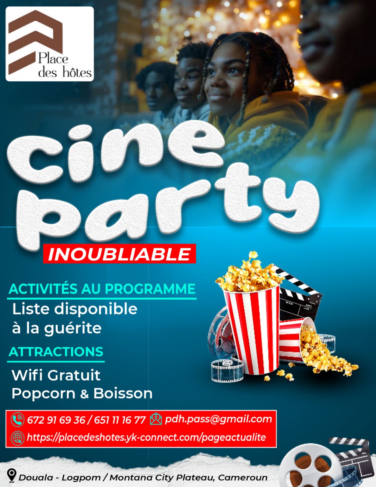 🎬 Cinéma pour enfants à Place des Hôtes : un après-midi éducatif et mémorable